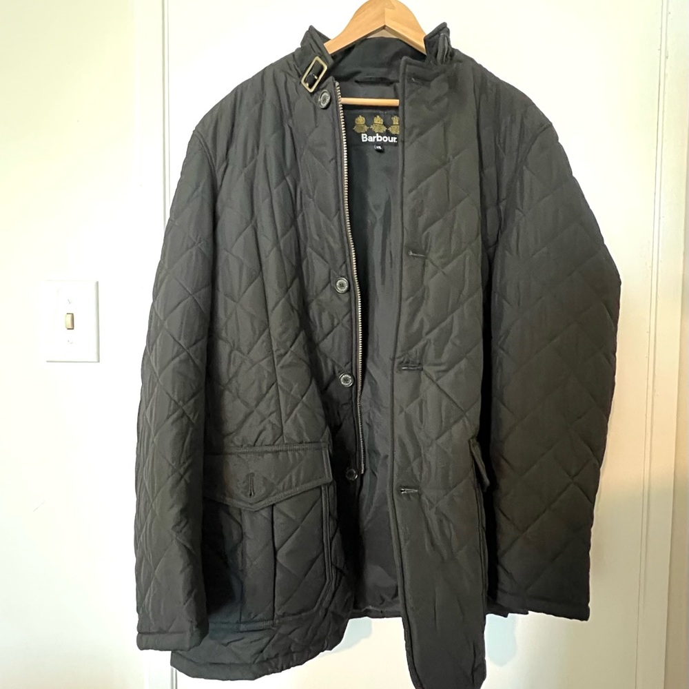 Barbour Men's Quilted Black Jacket